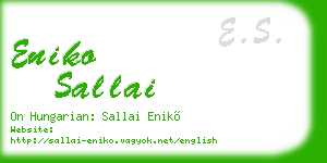 eniko sallai business card
